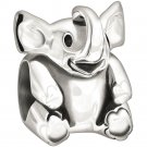 Authentic Chamilia Sterling Silver - Elephant Charm Bead 2010-3097 "Gift Boxed"
