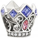 New Authentic Chamilia Disney  Princess Royal Crown Charm Bead 2025-0988