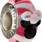 Auhtentic Chamilia Disney Minnie Murano - Pink Charm Bead DISO-3