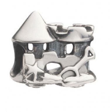 Authentic Chamilia Sandcastle Charm Bead GA-153 "Gift Boxed"