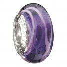 Authentic Chamilia Ink Swirl Charm Bead O-18 "Gift Boxed"