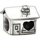 Authentic Chamilia Home Is Where The Heart Is Charm Bead 2010-3106 "Gift Boxed"