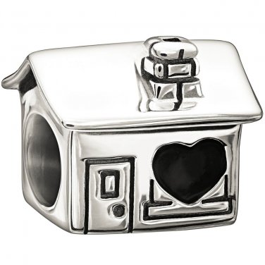 Authentic Chamilia Home Is Where The Heart Is Charm Bead 2010-3106 "Gift Boxed"