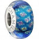 New Authentic Chamilia Opulence Collection - Bright Blue Charm Bead 2410-0007
