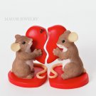 Charming Tails You Complete My Heart Figurine 4025753 Enesco New