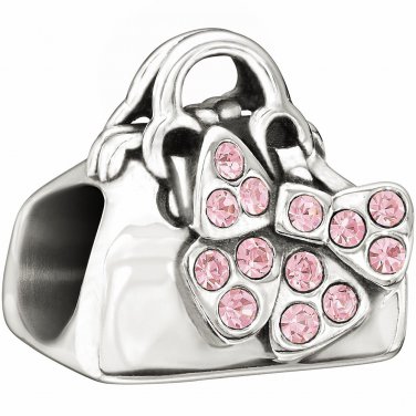 New Authentic Chamilia Disney Minnie Mouse Loves Shopping  Charm Bead 2025-0986