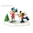 Department 56 Disney Village Mickey & Minnie Go Skating Figurine 811274 Enesco