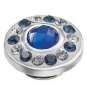 Authentic Kameleon Sterling Silver Sapphire Burst Jewelpop KJP329