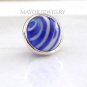 Authentic Kameleon Sterling Silver Blueberry Stripes Jewelpop KJP546