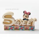 Disney Jim Shore Minnie Mouse SWEET Figurine 4032897 Enesco New