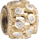 Authentic Chamilia Gilded Sparkle - Clear CZ LA-26