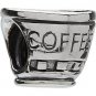 Authentic Chamilia Sterling Silver Coffee Cup Charm Bead GA-39 "Gift Boxed"