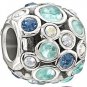 New Authentic Chamilia Captivate - Blue Swarovski Charm Bead 2025-0980