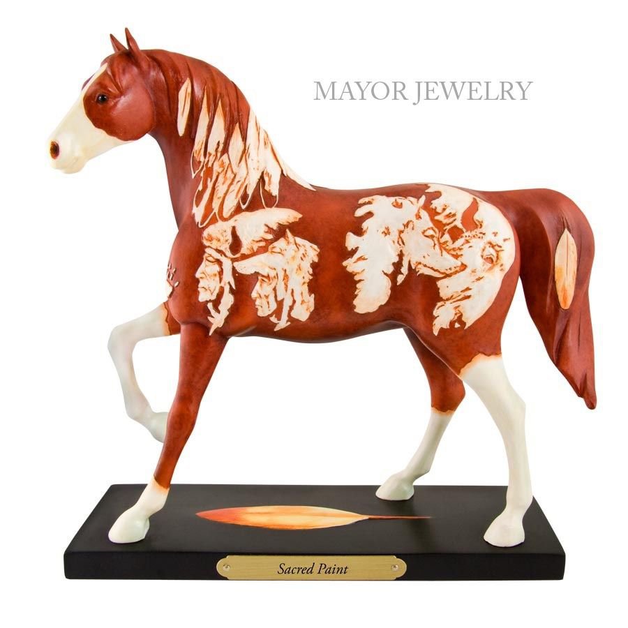 Trail of Painted Ponies Sacred Paint Horse Figurine 4027275 Enesco New