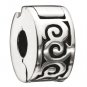 Authentic Chamilia Swirl Lock Charm Bead MB-23