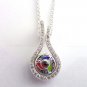Authentic Kameleon KP063 - CZ Swirl Pendant