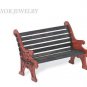 Department 56 Park Bench Halloween Snow Village Accessories 810641 New