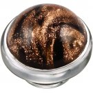 Authentic Kameleon KJP539 - Marbled Onyx Murano Jewelpop