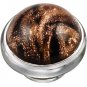 Authentic Kameleon KJP539 - Marbled Onyx Murano Jewelpop