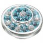 Authentic Kameleon Sterling Silver Blue Calypso Wedding Jewelpop KJP464