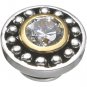 Authentic Kameleon Sterling Silver Celestial Diamond Jewelpop KJP399