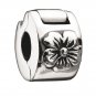 Authentic Chamilia Hibiscus Flower Lock Charm Bead MB-28 "Gift Boxed"