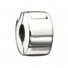 Authentic Chamilia Plain Silver Lock (Set of 2) Charm Bead MB-27 "Gift Boxed"