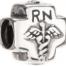 Authentic Chamilia Sterling Silver Nurse Charm Bead GO-4 "Gift Boxed"