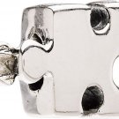 Authentic Chamilia Autism Puzzle Piece Charm Bead GA-77 "Gift Boxed"