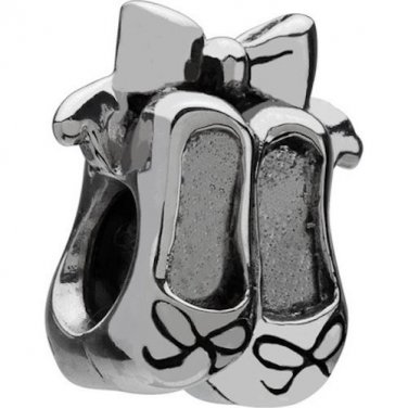 Authentic Chamilia Sterling Silver Ballet Charm Bead GD-5 "Gift Boxed"
