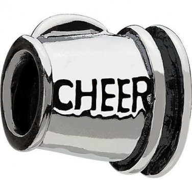 Authentic Chamilia Sterling Silver Cheer Charm Bead GD-3 "Gift Boxed"