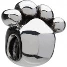 Authentic Chamilia Sterling Silver Paw Print Charm Bead GB-23 "Gift Boxed"