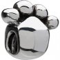 Authentic Chamilia Sterling Silver Paw Print Charm Bead GB-23 "Gift Boxed"