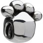 Authentic Chamilia Sterling Silver Paw Print Charm Bead GB-23 "Gift Boxed"