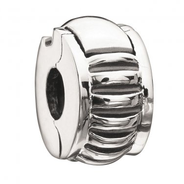 Authentic Chamilia Lines Lock Charm Bead ( Set of 2) MB-1