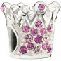 Authentic Chamilia Crystal Crown - Pink Charm Bead 2083-0396