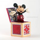 Disney  Jim Shore Mickey-in-the-box Mickey Mouse Figurine 4027950 Enesco New