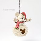 Disney Jim Shore Holiday Mickey Mouse Snow Shelter Birdhouse Figurine 4027946