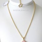 Authentic Lauren G Adams Flower Pendant Child's Necklace PB-46401G 53266