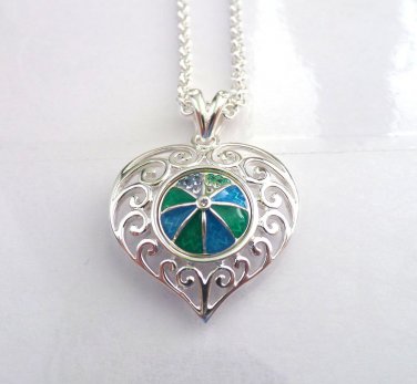 Authentic Kameleon KP031 - Pendant Filligree Heart