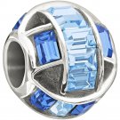 New Authentic Chamilia Spellbound - Blue Swarovski Charm Bead 2083-0464