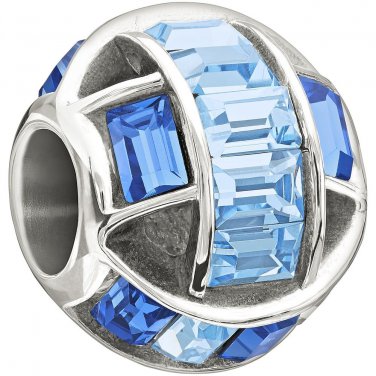 New Authentic Chamilia Spellbound - Blue Swarovski Charm Bead 2083-0464
