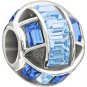 New Authentic Chamilia Spellbound - Blue Swarovski Charm Bead 2083-0464