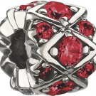 Authentic Chamilia Shimmering Stones - Red Swarovski JB-36C