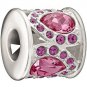 Authentic Chamilia Royal Petals - Pink and Purple Charm Bead 2083-0452