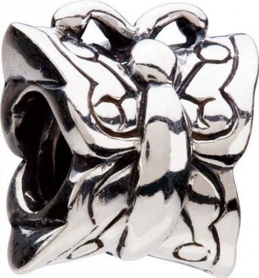 Authentic Chamilia Butterfly Sterling Silver Charm Bead GB-3 "Gift Boxed"