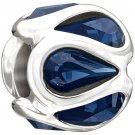 Authentic Chamilia Embrace - Blue Swarovski Charm Bead 2025-0935 "Gift Boxed"