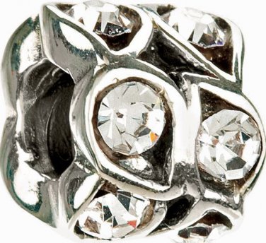 Authentic Chamilia Paisley Sparkle - Clear Swarovski JA-46A