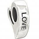 Authentic Chamilia Love Rose Swarovski Spacer Charm Bead 2025-0951