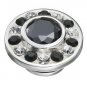 Authentic Kameleon Sterling Silver Ebony Burst Jewelpop KJP336